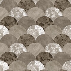 Luxury Seamless Geometric Patterns with Marble, Wood, and Stone Textures, Elegant Inlay Mosaic Backgrounds for Interior Design and 3D Rendering.  © Olena