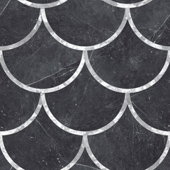 Luxury Seamless Geometric Patterns with Marble, Wood, and Stone Textures, Elegant Inlay Mosaic Backgrounds for Interior Design and 3D Rendering.  © Olena