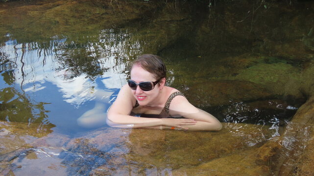 Woman in the water