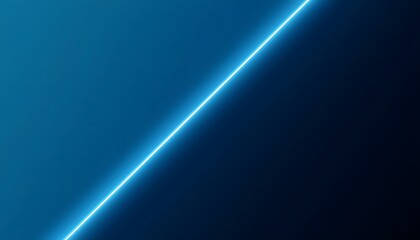 Obraz premium Futuristic artificial intelligence background with glowing blue line on dark gradient