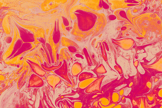 Abstract  Ebru Marbling Texture Background
