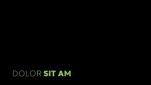 Creative Ink Trail Dynamic Lower Third (Variable Font)