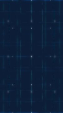Futuristic Matrix Style Falling Binary Code Animation on Dark Background