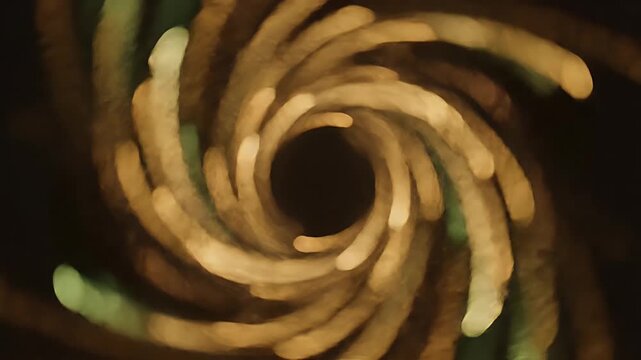 A Subtle Edge of Dim Amber Light Illuminating a Vast Oblivious Darkness Across the Frame