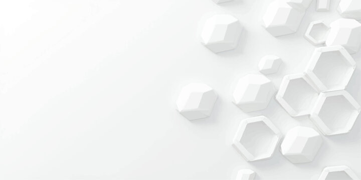 An abstract 3d background featuring hands and people highlights a futuristic digital technology concept with blue geometric cube patterns and bright polygon shapes for a business art wallpaper design