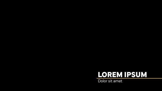 Business Presentation Clean Lower Third (Variable Font)