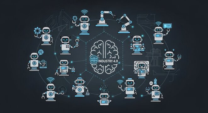 Artificial Intelligence Technology Brain Concept.