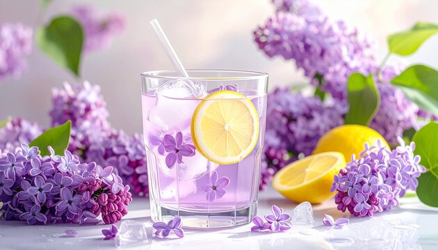 Fliederbl&uuml;tenlimonade