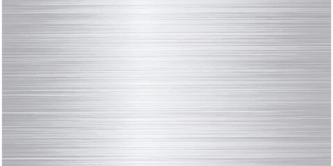Fototapeta premium Seamless brushed metal texture background with silver gray striped metal surface design wallpaper material and steel plate pattern