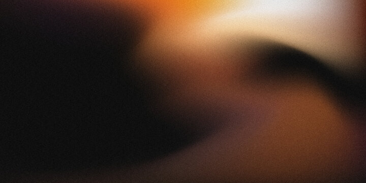 Abstract blurred glowing background with warm orange light gradient dark smooth texture artistic futuristic wallpaper for modern creative digital design and visual media projects