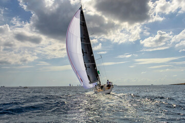 Sailing yacht race. Yachting. Sailing. Regatta  © Alvov