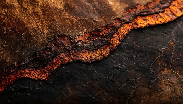 Burnt Edge Batik Wax Resist Texture &ndash; Dark Abstract Textile Background