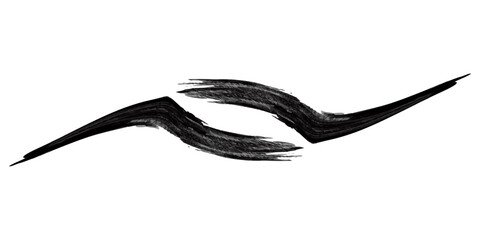 Brush strokes templates, vector grunge paintbrush © fais