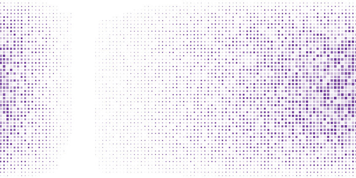 Pixelated bitmap gradient Y2K aesthetics texture. Neon color dither pattern background. 8 bit video game screen wallpaper. Retro glitchy pixel art illustration