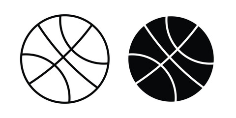 Basketball icon. Vector icons for design projects © Surya
