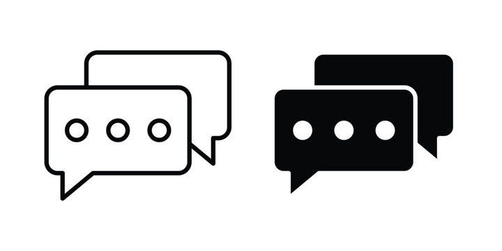 Chat icon. Vector icons for design projects