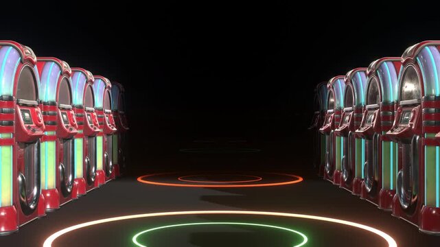 Jukebox Music Background and Loop