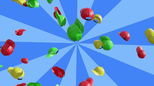 Cap Fall Background and Loop