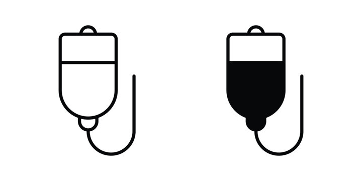 IV drip icon. Vector icons for design projects
