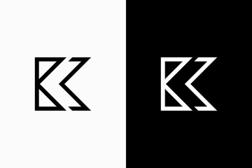 Letter BK Vector Logo Premium  © lusiana