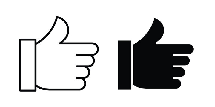 Like icon. Vector icons for design projects