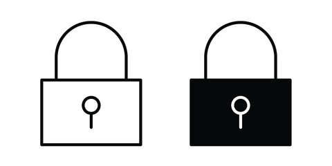 Lock icon. Vector icons for design projects © Surya