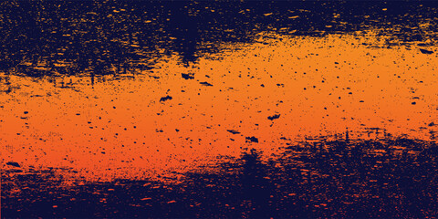 Halftone dots navi pattern orange color gradient texture background. Sport style vector illustration. Vector grunge dots © RUKOYYAH