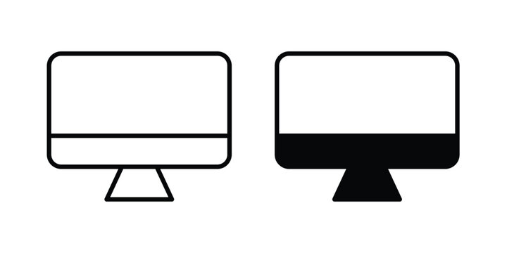 Monitor icon. Vector icons for design projects