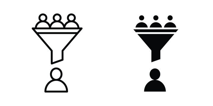 sales conversion icon. Vector icons for design projects