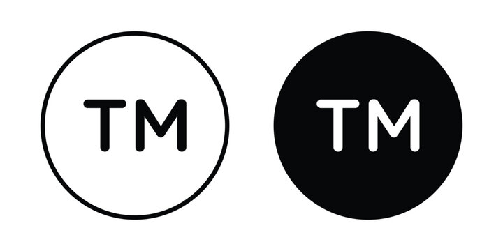 Trademark icon. Vector icons for design projects