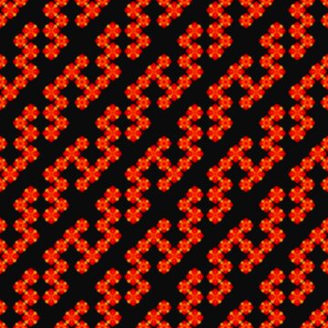 Abstract folk art, geometric patterns, fabric, red and yellow color, printed patterns, art, discontinuous tribal patterns, covers, prints, wallpapers, carpet design, product pattern.