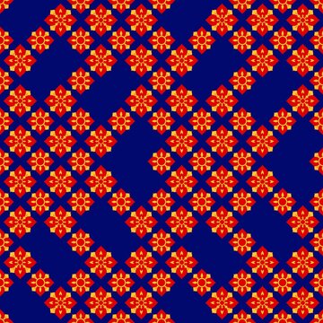 Abstract folk art, geometric patterns, fabric, red and yellow color, printed patterns, art, discontinuous tribal patterns, covers, prints, wallpapers, carpet design, product pattern.
