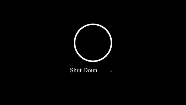 &ldquo;Minimal Circular shut down Spinner Icon, Progress Loader Indicator for Website and Mobile App UI, Simple Preloader Symbol, Modern Loading Animation Interfac