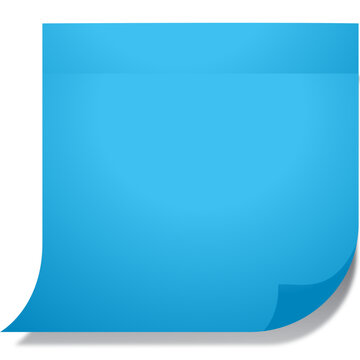 blue sticky note