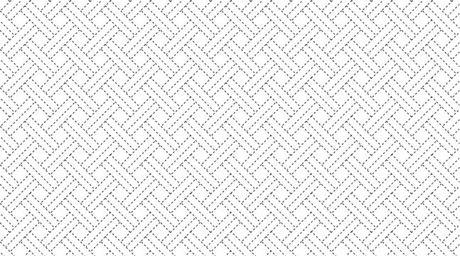 Seamless Herringbone Pattern &ndash; Blue Hand-Drawn Zigzag Tile Background