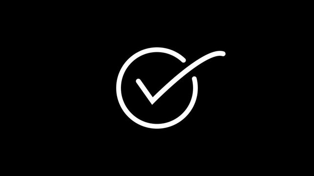 Loading circle icon animation blue background. Progress bar motion graphic and circle rotating loading icon white Round and line loading design background,with video animation.black background.