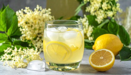 Fototapeta premium Holunderblütenlimonade