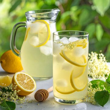 Holunderbl&uuml;tenlimonade