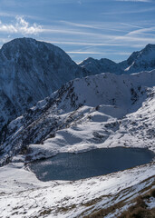 Obraz premium Bergsee im Herbst