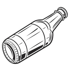 Black and white illustration of a telescope ©  Image Factory