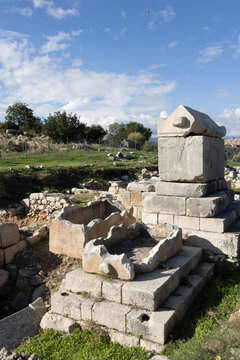Ancient city of Patara sarcophagi