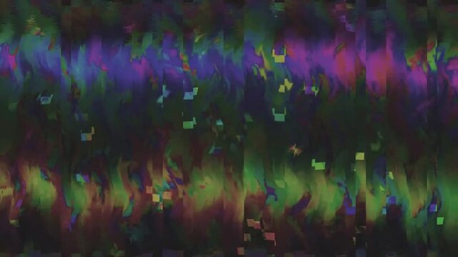 Trippy Digital Glitch Background Animation for YouTube Intro and Promo