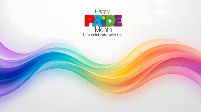 abstract colorful rainbow wave background