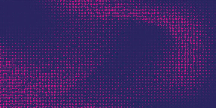 Dynamic halftone background with dots purple pop art pattern in comic style with energetic pop art motion and visual rhythm, dynamic background