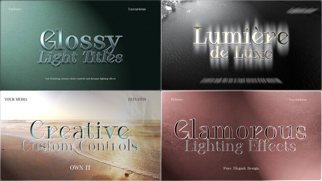 Glossy Light Titles