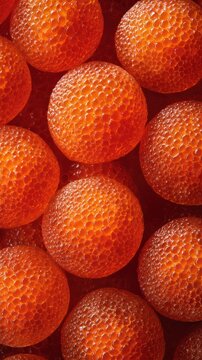Vibrant Citrus Delight: An eye-level shot reveals a tantalizing array of fresh citrus fruit, their radiant zestiness and texture, inviting the viewer to savor the visual feast.