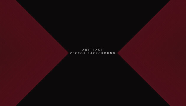 Abstract vector background with red lines on black