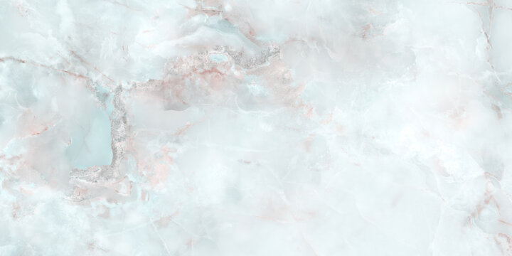 Blue Onyx marble texture, mineral Stone background	