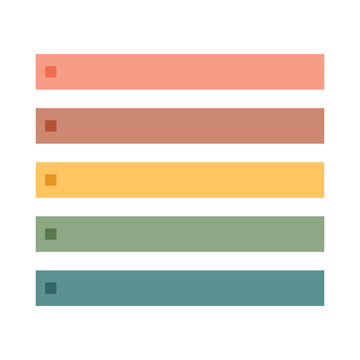 Infographic list showing workflow steps and data visualization in clean flat style.