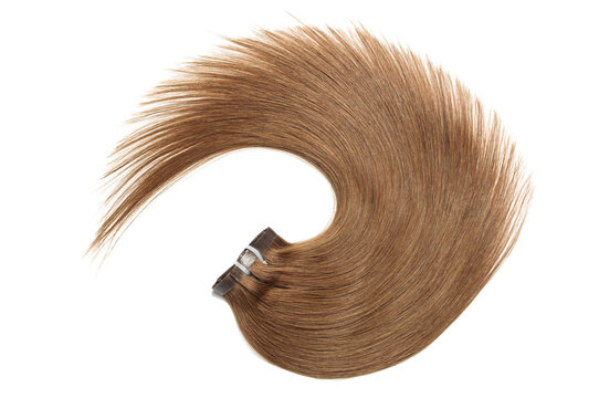 tape in straight dyed brown human hair extensions